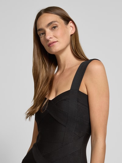 Lipsy Cocktailkleid mit Herz-Ausschnitt Black 3