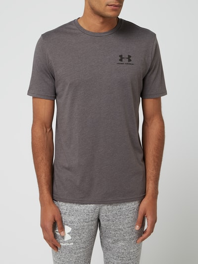 Under Armour Loose Fit T-Shirt mit Logo - HeatGear® Anthrazit Melange 4