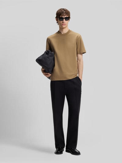 HUGO Regular Fit T-Shirt aus reiner Baumwolle Modell 'DAPOLINO' Sand 1