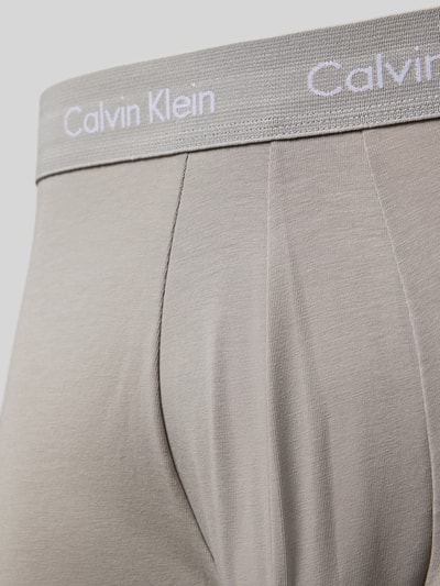 Calvin Klein Underwear Obcisłe bokserki z paskiem z logo w zestawie 3 szt. Petrol 2