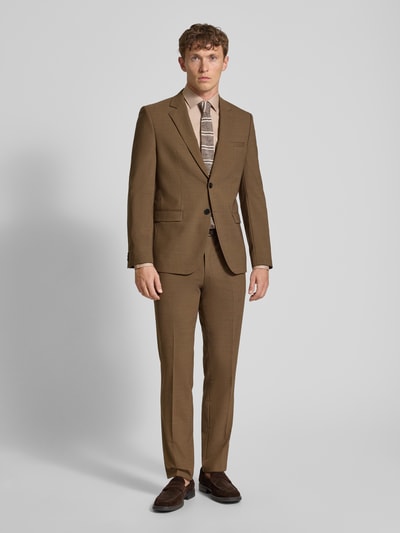 HUGO Extra slim fit pak met scheerwol, model 'ARTI' Lichtbruin - 1