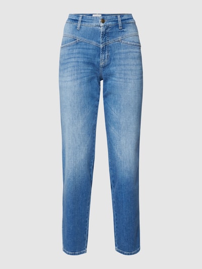 Cambio Straight Fit Jeans mit Brand-Detail Blau 2