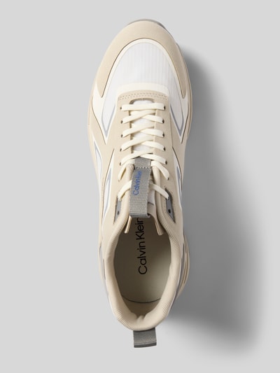CK Calvin Klein Sneakersy o niskim kroju z pętelką ułatwiającą zakładanie model 'HIKE' Beżowy 3
