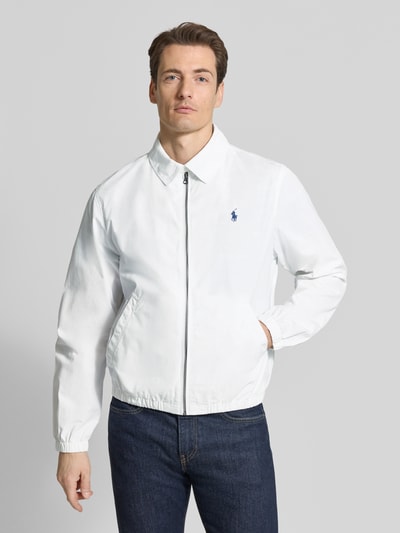 Polo Ralph Lauren Regular Fit Blouson aus reiner Baumwolle Offwhite 4