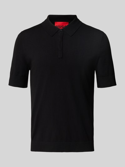 HUGO Regular Fit Poloshirt aus Viskose-Mix Modell 'SAN PETER-CV' Black 2