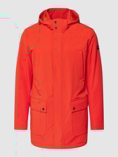 Paul & Shark Parka mit Pattentaschen Modell 'Typhoon Jacket' Orange 2