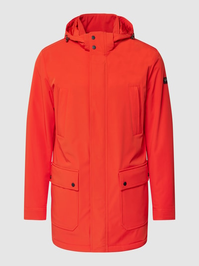 Paul & Shark Parka mit Pattentaschen Modell 'Typhoon Jacket' Orange 2