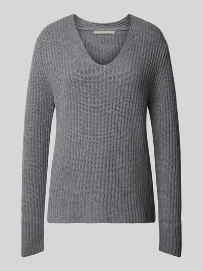 (The Mercer) N.Y. Gebreide pullover van kasjmier met boothals Middengrijs gemêleerd - 2