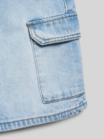 Mango Jeansrock mit aufgesetzten Taschen Blau 2