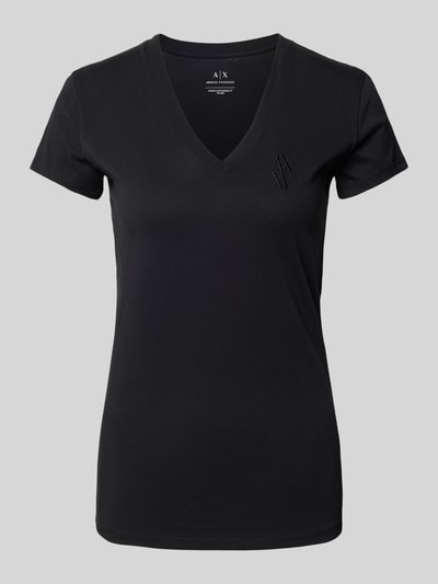 ARMANI EXCHANGE T-shirt met V-hals Zwart - 2