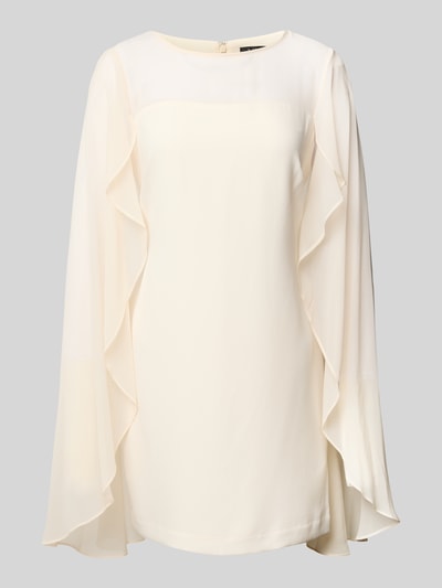 Lauren Ralph Lauren Cocktailkleid mit Volants Modell 'Lavati' Ecru 2
