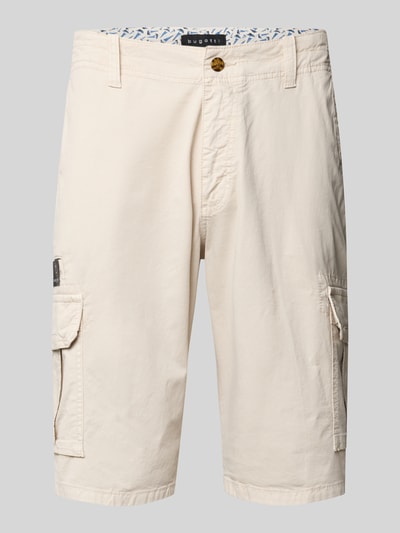 bugatti Regular fit cargobermuda met steekzakken Beige - 2