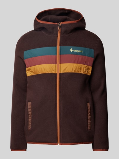 Cotopaxi Fleecejack met labelprint, model 'TECA' Lichtbruin - 2