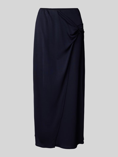 Rich & Royal Midirock aus Lyocell-Mix in Wickel-Optik Marine 2