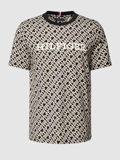 Tommy Hilfiger T-Shirt mit Label-Stitching Black 2