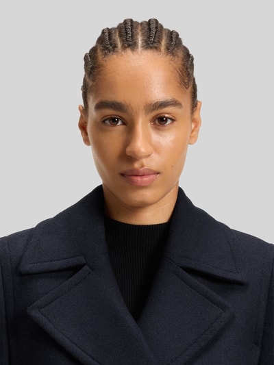 BOSS Kurtka o kroju regular fit z mieszanki wełny Granatowy 3