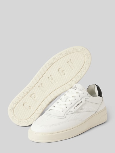 Copenhagen Leren sneakers met labeldetail Wit - 3