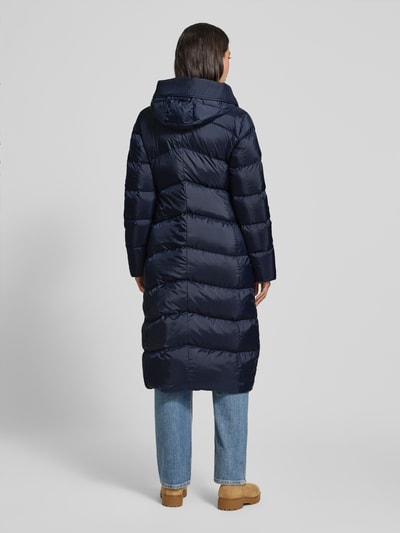 Peuterey Gewatteerde lange jas met steekzakken, model 'NUNKI' Donkerblauw - 5