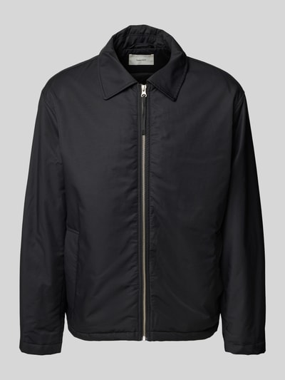 SELECTED HOMME Relaxed fit blouson van katoenmix, model 'CEDRIC' Zwart - 2