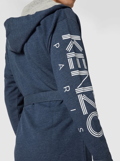 Kenzo Badjas van badstof met geborduurd logo  Donkerblauw - 3