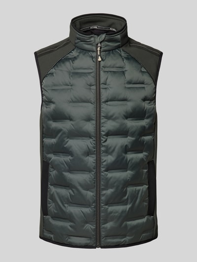 MCNEAL Bodywarmer met opstaande kraag Olijfgroen - 2