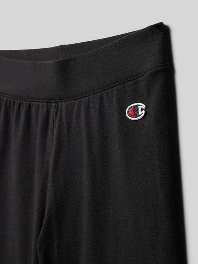 CHAMPION Sweatshorts mit Logo-Stitching Black 2