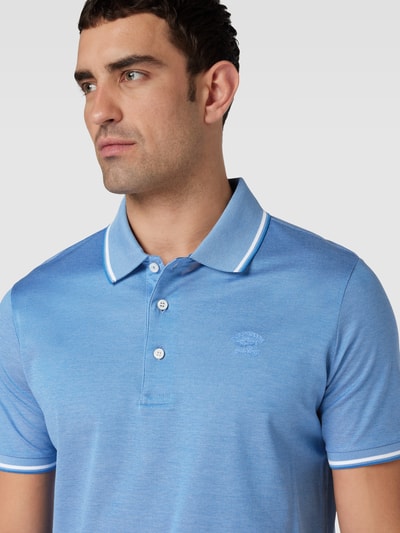 Paul & Shark Regular fit poloshirt met labeldetail Lichtblauw - 3