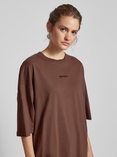 Review Essentials Oversized Logo T-Shirt  Schlamm 3