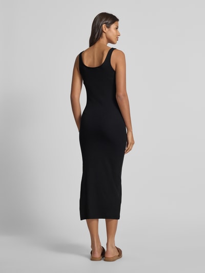 Vero Moda Figurbetontes Freizeitkleid mit Seitenschlitz Modell 'CHLOE' Black 5