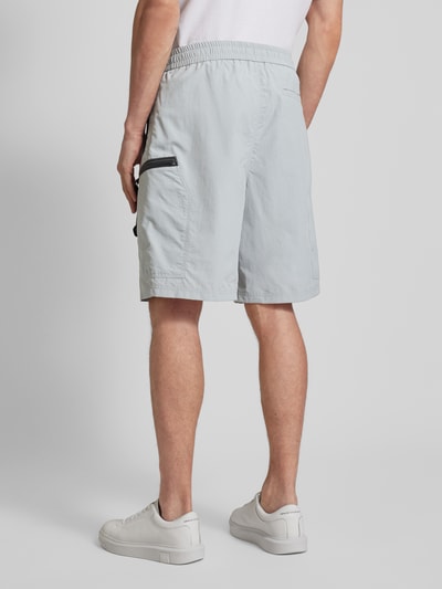 ARMANI EXCHANGE Regular Fit Shorts mit elastischem Bund Stein 5