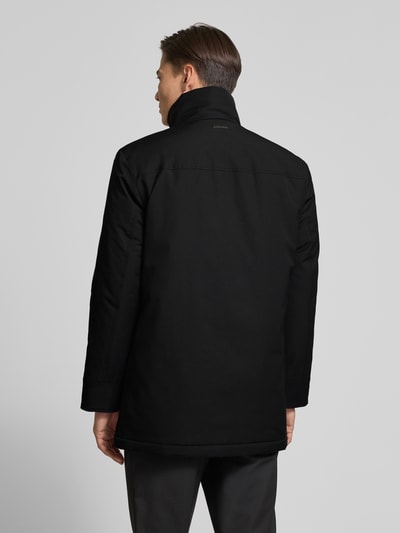 Christian Berg Men Jacke mit Stehkragen und Pattentaschen Black 5