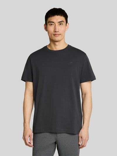Tom Tailor Regular Fit T-Shirt aus reiner Baumwolle Dunkelgrau 4