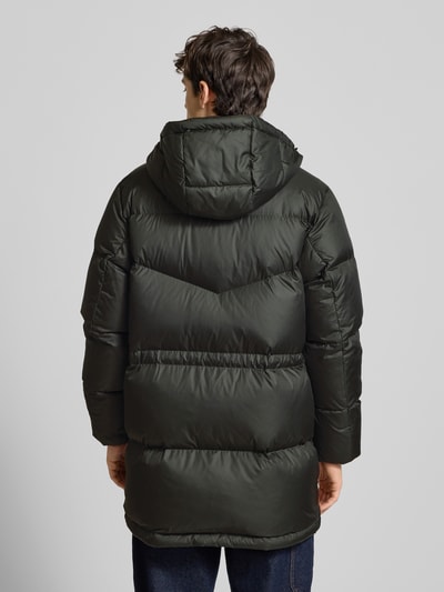 Marc O'Polo Denim Regular fit donsjack met tunnelkoord in de taille Donkergroen - 5