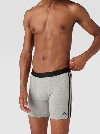 ADIDAS SPORTSWEAR Boxershort met logostrepen in een set van 3 stuks Middengrijs - 1