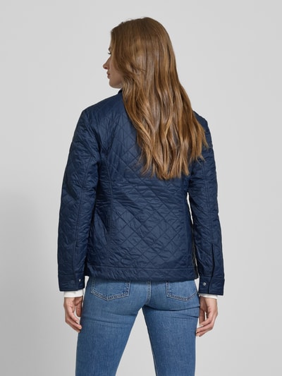 Tommy Hilfiger Kurtka pikowana o kroju shaped z kieszeniami z patkami Granatowy 5