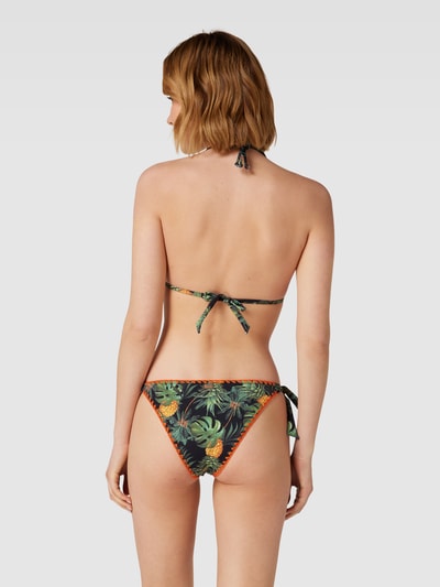 Banana Moon Bikinitop met all-over print, model 'NUCO' Zwart - 4