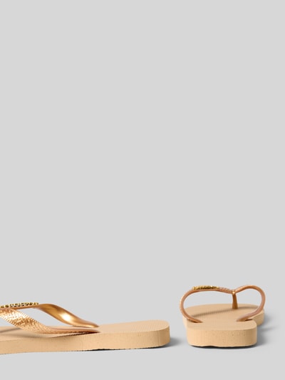 Productfoto, Flip Flop met logodetail van Havaianas voor dames, afgeronde pasvorm, open hiel, teenslippers, hakhoogte maat 39/40: 1 cm