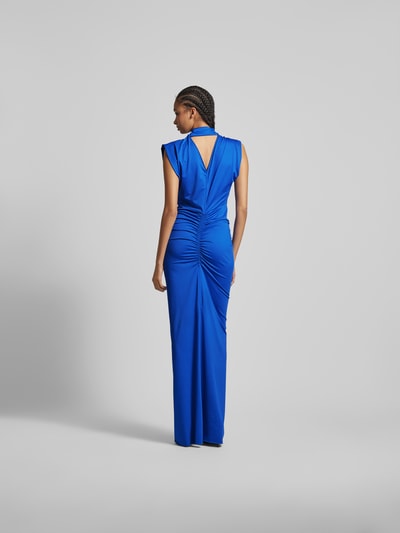 Victoria Beckham Maxikleid mit Raffungen Bleu 5