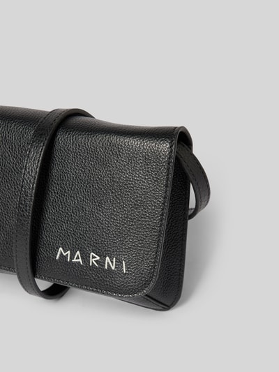 Marni Pochette aus echtem Leder Black 2