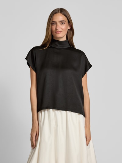 Drykorn Blouseshirt met opstaande kraag, model 'ALARIA' Zwart - 4