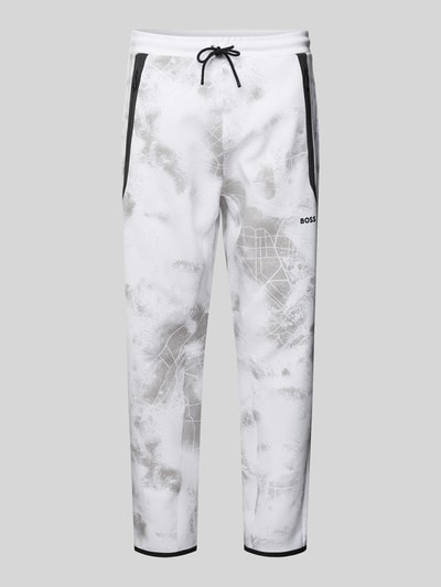 BOSS Green Sweatpants mit Eingrifftaschen Modell 'Havion' Weiss 1