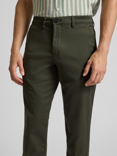 SELECTED HOMME Slim Fit Chino aus Baumwoll-Mix Modell 'NEW MILES' Dunkelgruen 3