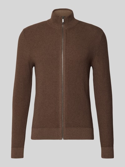 MCNEAL Strickjacke mit Reißverschluss Hellbraun Melange 2