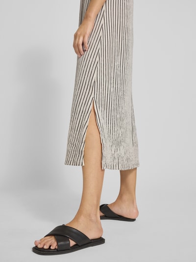 ZABAIONE Midi-jurk met ronde hals Ecru - 3