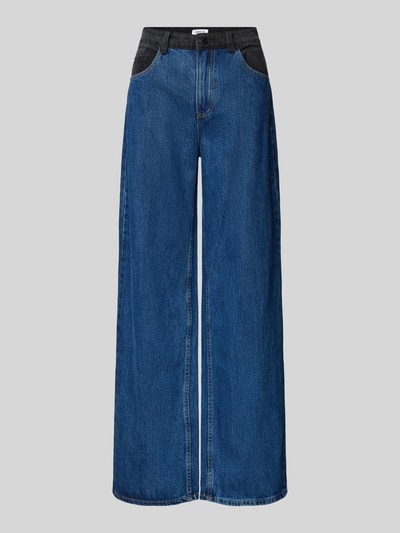 EDITED Wide Leg Jeans im 5-Pocket-Design Modell 'Maleah' Jeansblau 2