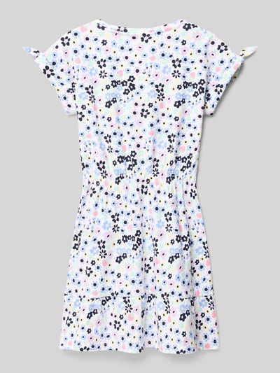 s.Oliver RED LABEL Getailleerde mini-jurk van katoenmix Wit - 3