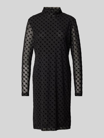 JOOP! Knielanges Kleid mit Stehkragen Black 2