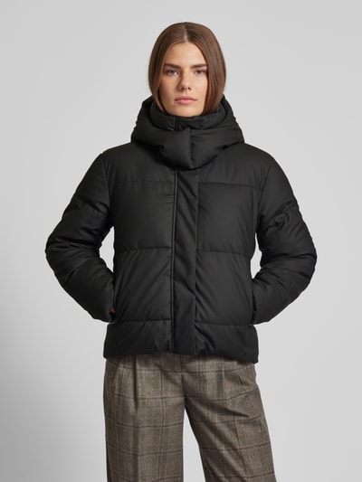 Vero Moda Regular fit gewatteerd jack met capuchon, model 'GRETAKYLIE' Zwart - 4