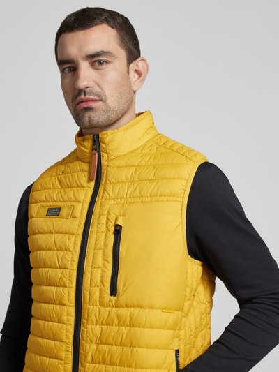 camel active Bodywarmer met labelpatch Geel - 3