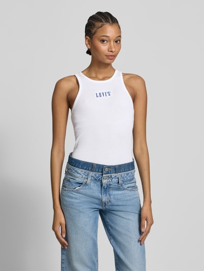 Levi's® Tanktop mit Label-Stitching Weiss 4